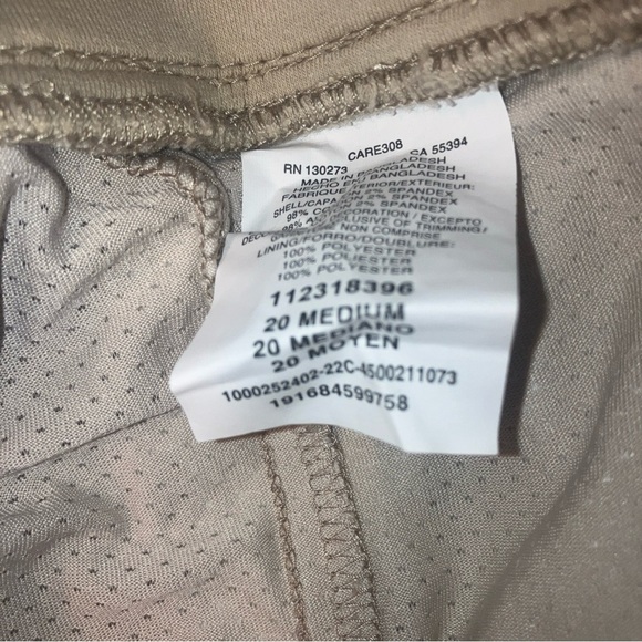 Lee Womens Size 20 Plus Size Oxford Tan Comfort Waist Band Skort. New With Tags - Picture 5 of 7